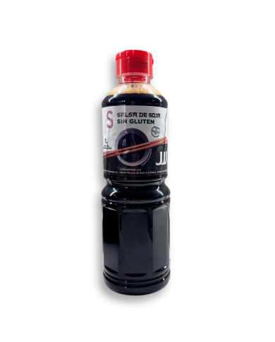 Salsa de Soja JJJ sin gluten botella 1 L.
