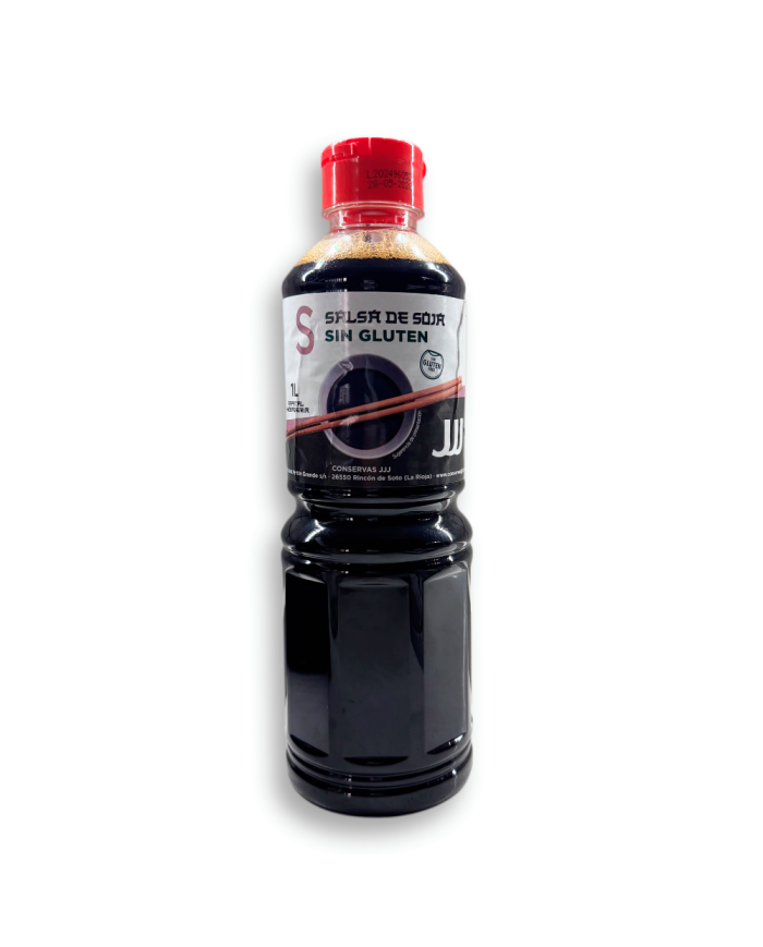 Salsa de Soja JJJ sin gluten botella 1 L.