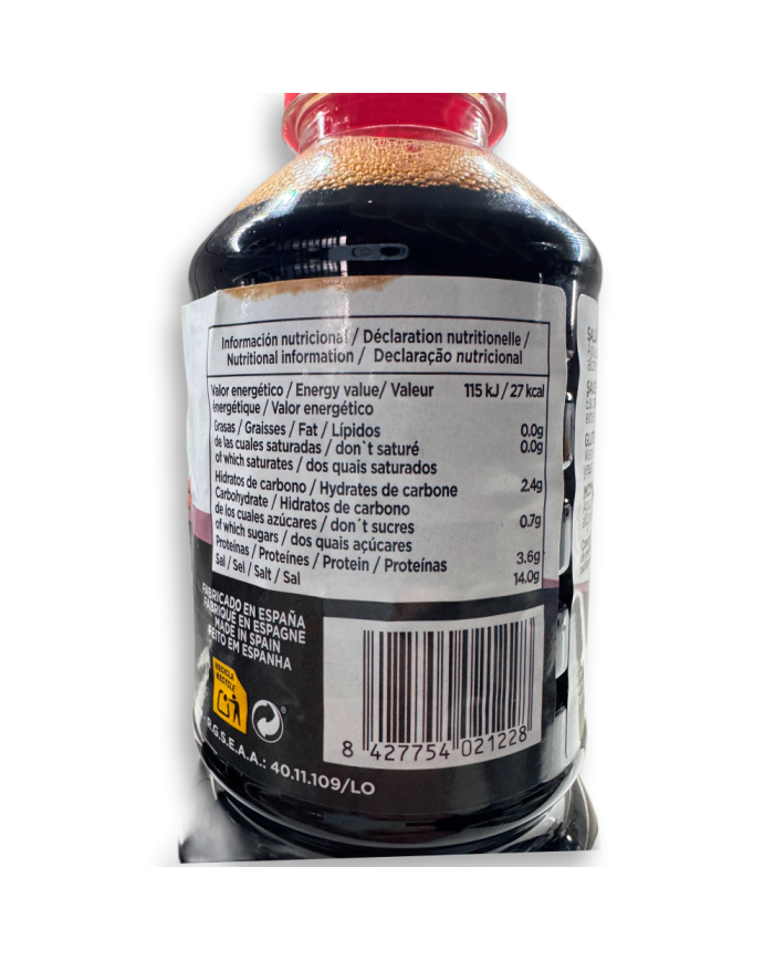 Salsa de Soja JJJ sin gluten botella 1 L.