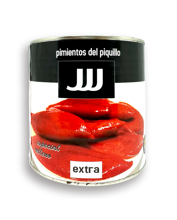 Pimientos del piquillo extra JJJ lata 2500 grs.