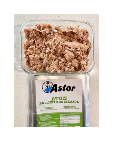 Atún AIKO-ASTOR en aceite de girasol bolsa 950 gramos