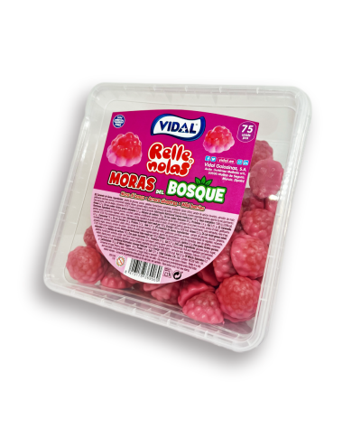 Vidal Rellenolas moras del bosque bote de 75 unidades