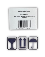 Tapaderas blancas para vaso de café con leche de 8 onzas Pack-100 caja de 1000