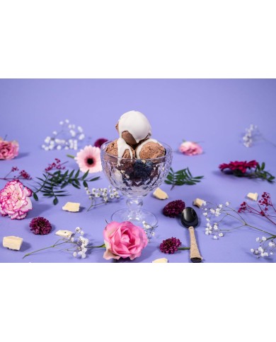 Carte D´or sirope de Chocolate Blanco Crunchy botella 900 grs.