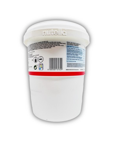 Nutella bote 3 kilos crema de chocolate y avellanas pack-2 botes