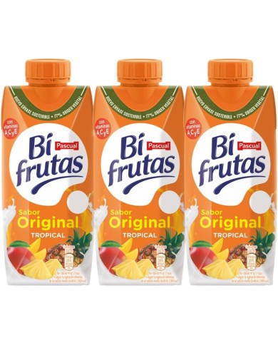 Pascual Bifrutas Tropical brik (Pack 3x330 ml.)