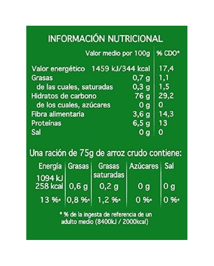 Arroz Extra La Fallera 1 Kg. caja de 10 unidades