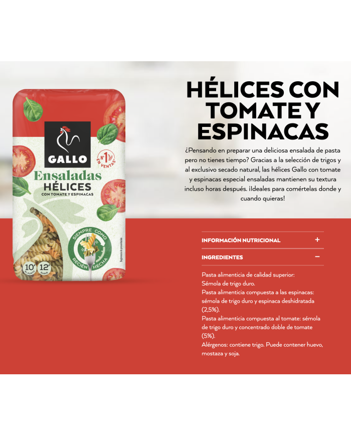 Helices de colores Gallo bolsa 3 kg.