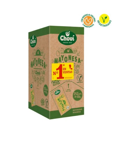 Chovi Mayonesa monodosis 10 g. caja 252 udes.