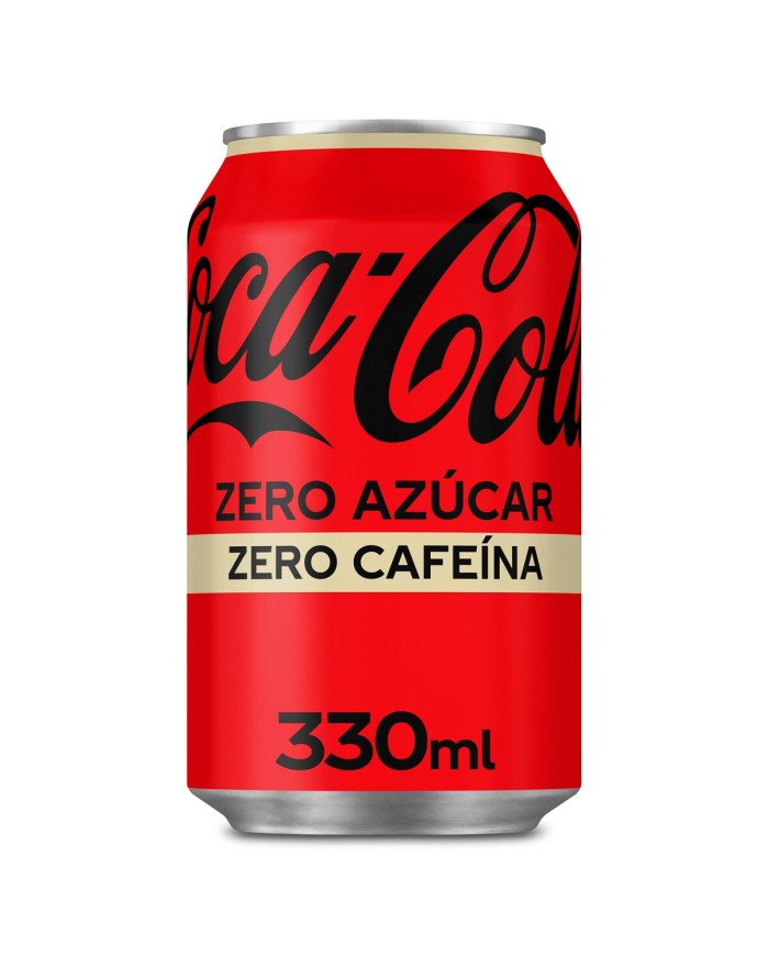 Coca-cola Zero Zero lata 330 ml. caja 24u.