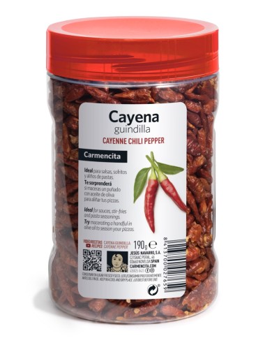 Carmencita cayena guindilla bote 190 gramos
