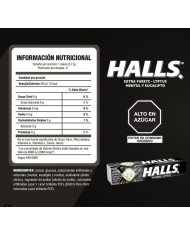 Caramelos Halls Extra Fuerte 20 tabletas de 32 gramos