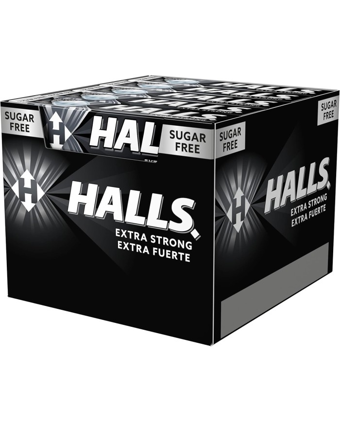 Caramelos Halls Extra Fuerte 20 tabletas de 32 gramos