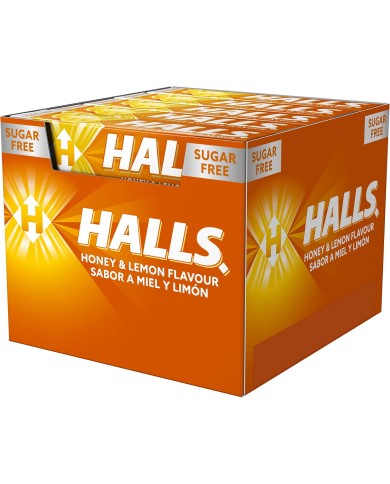 Caramelos Halls Miel Mentol 20 tabletas