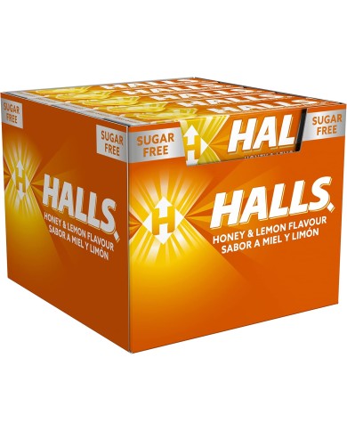 Caramelos Halls Miel Mentol 20 tabletas
