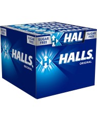 Caramelos Halls original eucalipto mentolado Azul 20 tabletas