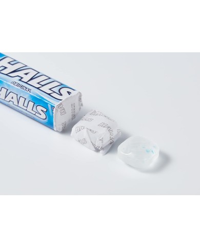 Caramelos Halls original eucalipto mentolado Azul 20 tabletas