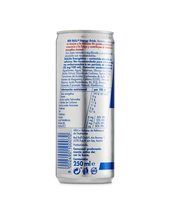 Red Bull original lata 250 ml. C/24