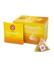 Pompadour Infusión Flor de Manzanilla pirámide estuche de 15 bolsitas