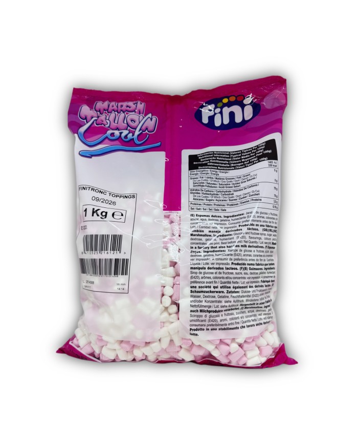 Fini Toppings de fresa y nata bolsa de 1 kg.