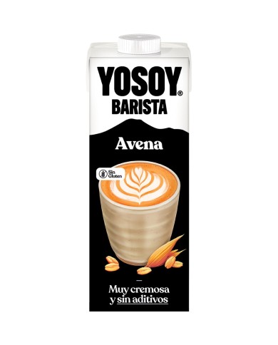 Yosoy Barista bebida de avena brick 1 litro caja de 6