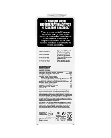 Yosoy Barista bebida de avena brick 1 litro caja de 6