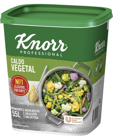 Knorr Caldo Vegetal en polvo bote 1000 g.