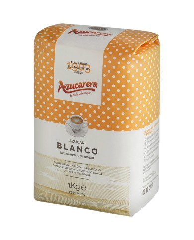 Azucarera Azúcar Blanco paquete 1 Kilo caja de 10 unidades