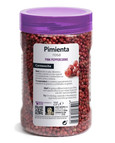 Pimienta rosa Carmencita bote 237 gramos