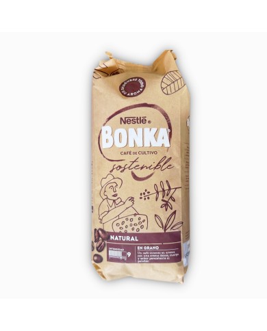 Bonka café en grano natural bolsa 500 gramos