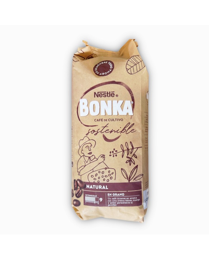 Bonka café en grano natural bolsa 500 gramos
