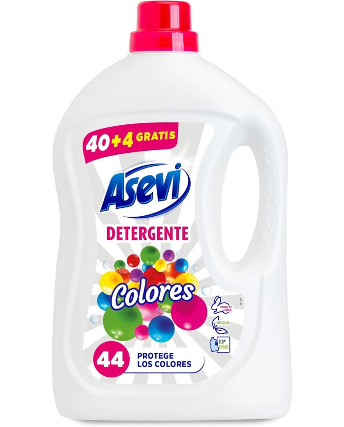 Asevi detergente líquido Color garrafa de 44 dosis
