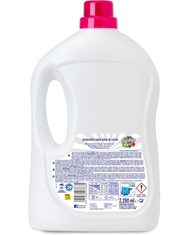 Asevi detergente líquido Color garrafa de 44 dosis