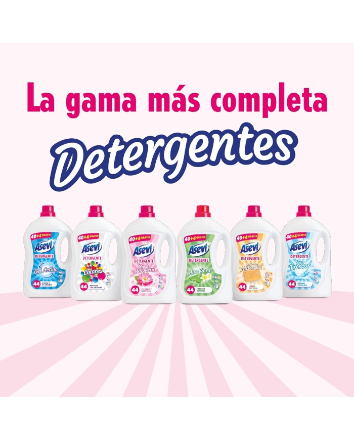 Asevi detergente líquido Color garrafa de 44 dosis