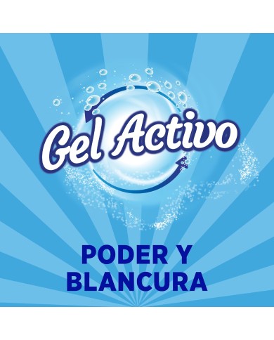 Asevi detergente líquido Azul garrafa de 44 dosis.