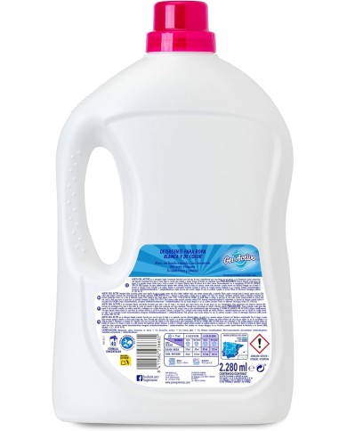 Asevi detergente líquido Azul garrafa de 44 dosis.