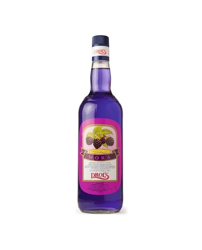 Dros'L Licor de Mora Sin Alcohol botella 1 litro