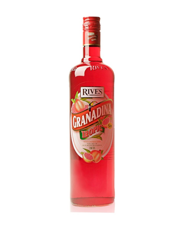 Rives Granadina Sin Alcohol botella 1litro