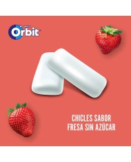 Chicles Orbit Fresa bote de 46 grageas PACK-6