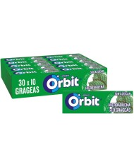 Chicles Orbit Hierbabuena grageas 30 tabletas