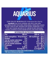 Aquarius Original lata 330 ml. caja 24u.