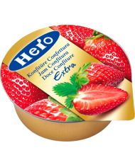 Confitura Extra de Fresa Hero 25 grs. caja de 120 unidades