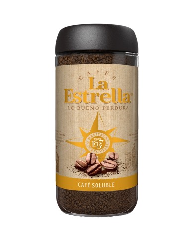 La Estrella Café soluble Natural frasco 200 gramos