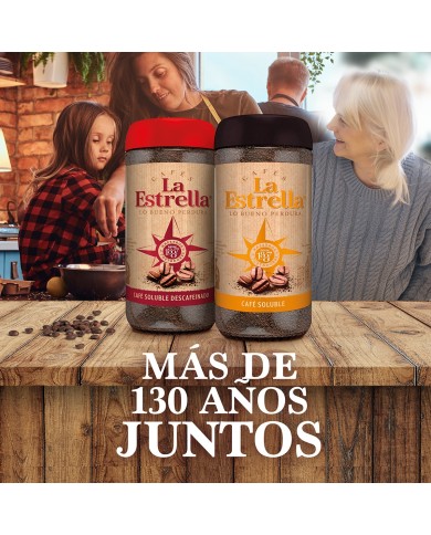 La Estrella Café soluble Natural frasco 200 gramos