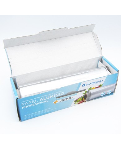 Cuatrogasa rollo de papel de aluminio 29x300 metros