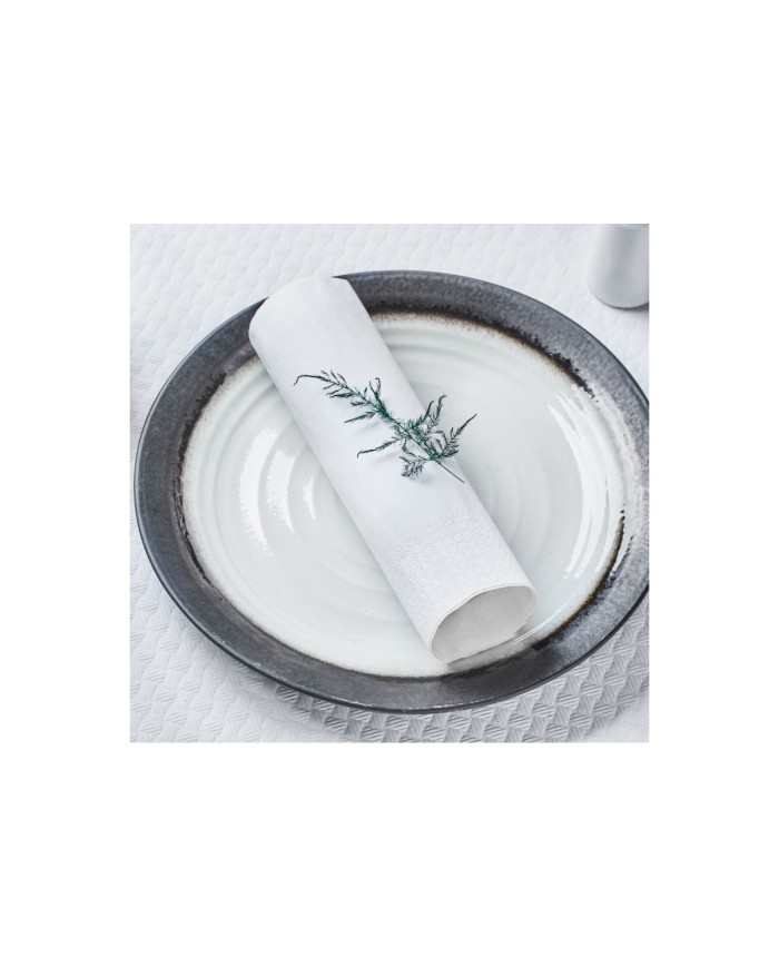 Servilleta blanca doble capa 40x40 cm. pack-50 caja de 24 paquetes