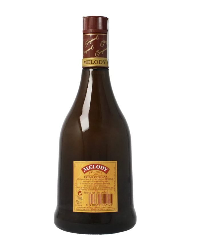 Licor de crema catalana Melody 700 ml.