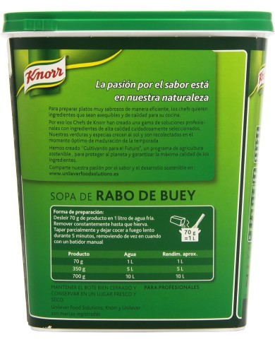 Knorr Rabo de Buey bote 700 g. (10 litros)