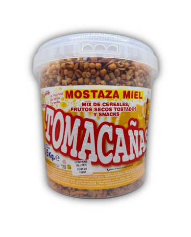 Churruca TomaCañas miel y mostaza mix de frutos secos bote 3.5 kilos