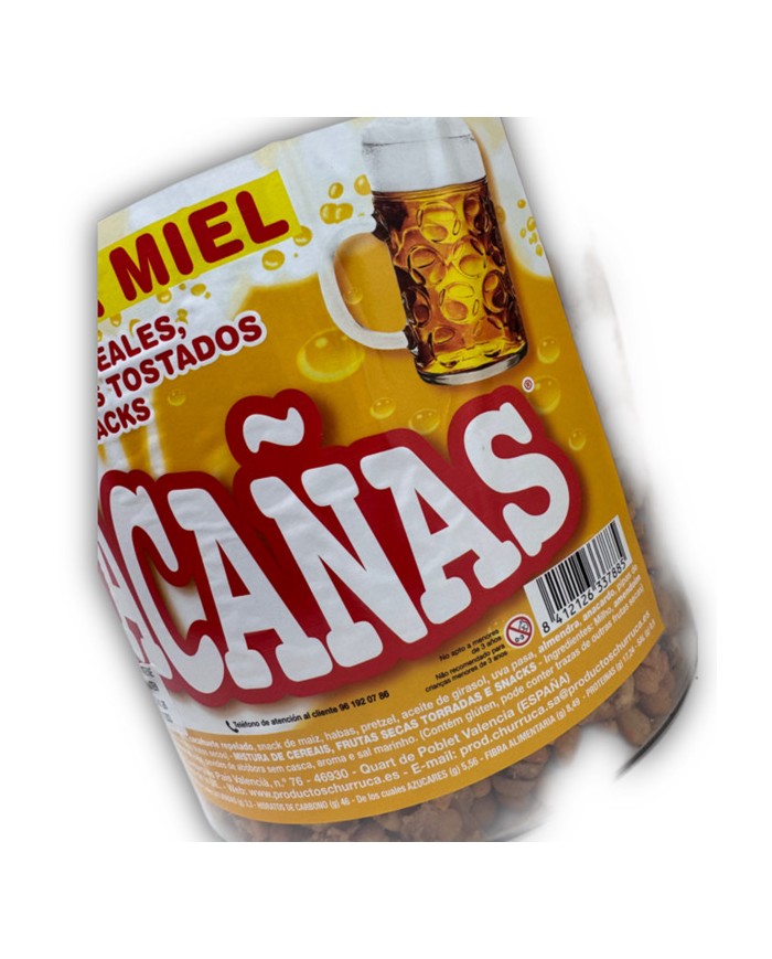 Churruca TomaCañas miel y mostaza mix de frutos secos bote 3.5 kilos